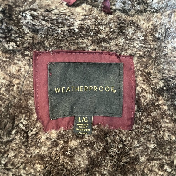 Weatherproof Maroon Zip Up Puffer Vest - Picture 8 of 8